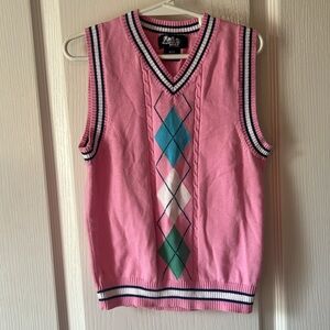 Pink Sweater Vest